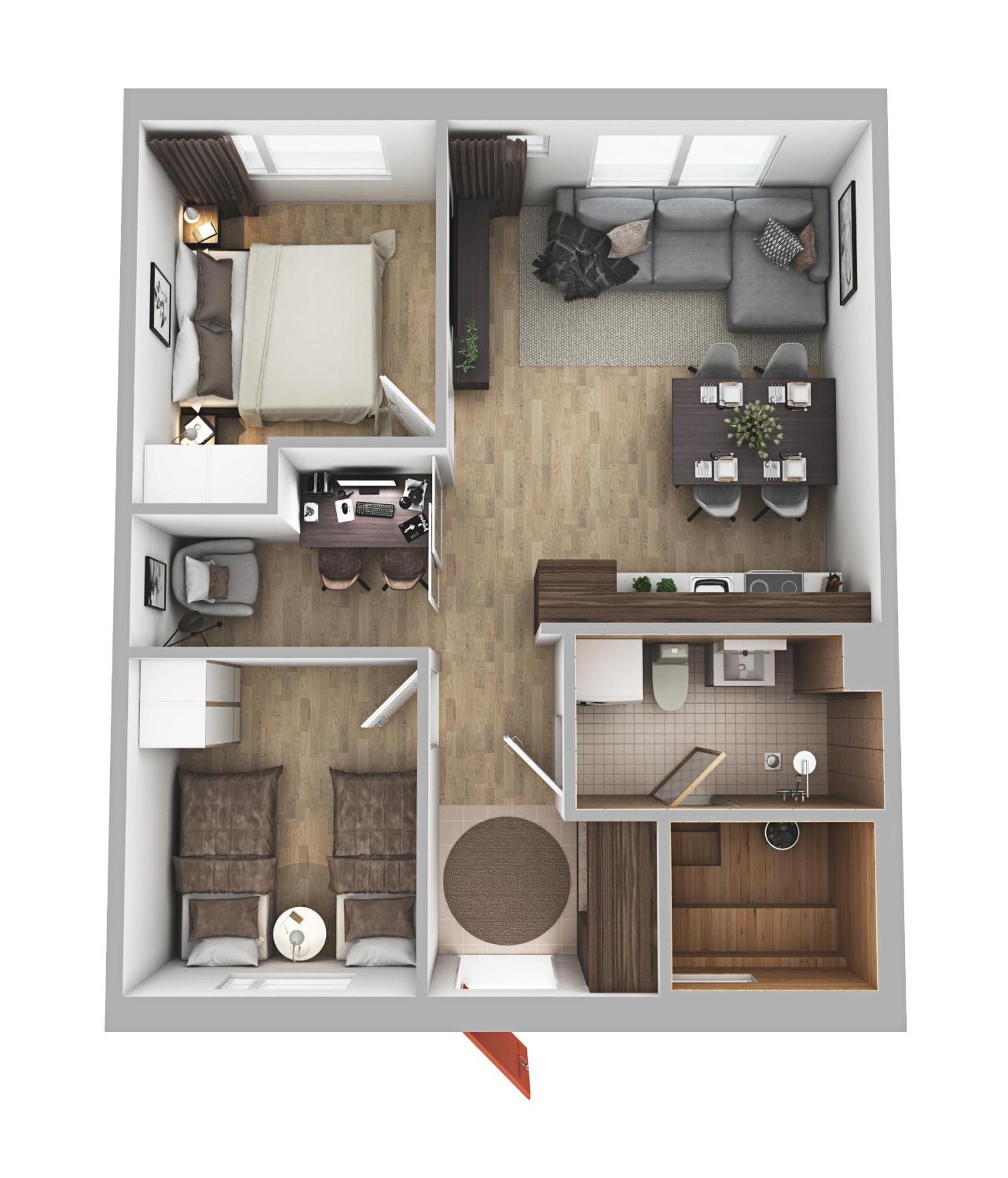 Tokka Apartments Леви Екстериор снимка